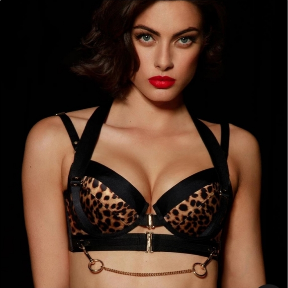 Honey Birdette Other - Honey Birdette Kukuro Leopard Bra